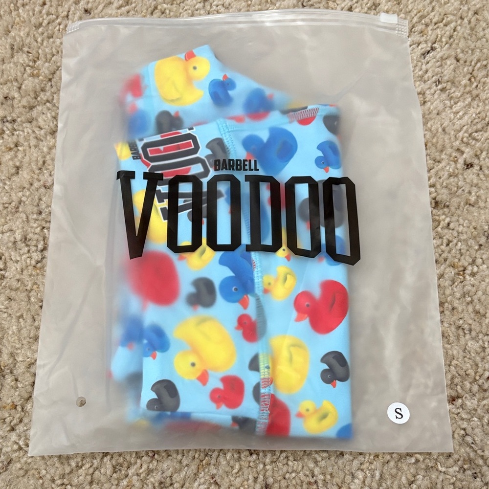 Barbell Voodoo Colorful Rubber Duckies Shorties Size Small NWT - Picture 5 of 5